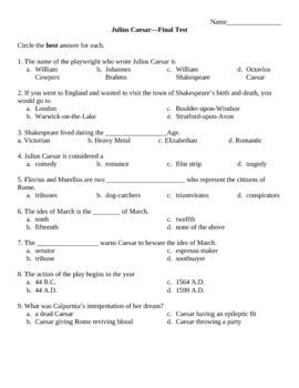 Download Applied Practice Julius Caesar Answer Key Pdf 