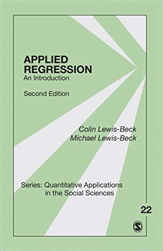 Read Online Applied Regression An Introduction Quantitative Applications In The Social Sciences 