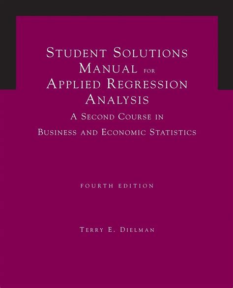 Read Online Applied Regression Dielman Solutions 