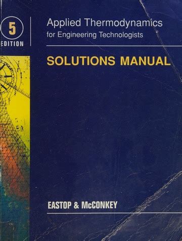 Full Download Applied Thermodynamics Eastop Solution 5Th Edition 