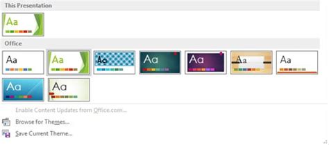 Apply The Gallery Theme To The Workbook