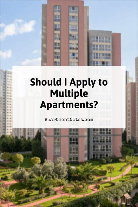applying to multiple apartments
