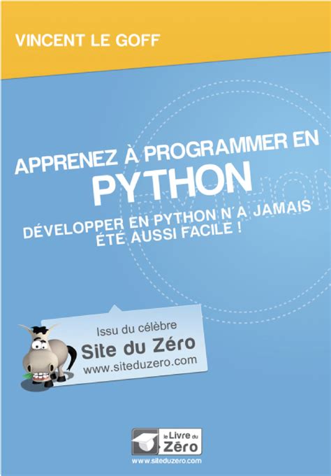 Apprenez A A Programmer En Python 2e