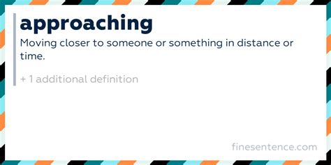 approaching definition