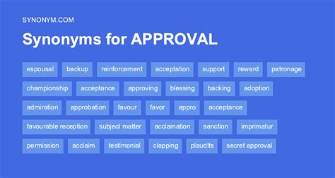 Approval Synonym
