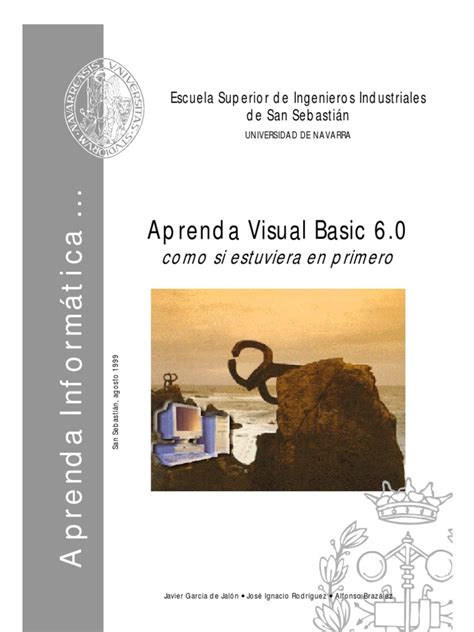 Aprenda Visual Basic Como Si Estuviera En Primero