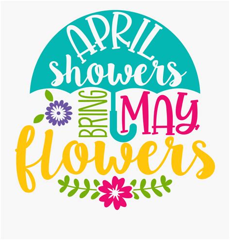 April Showers May Flowers Clip Art