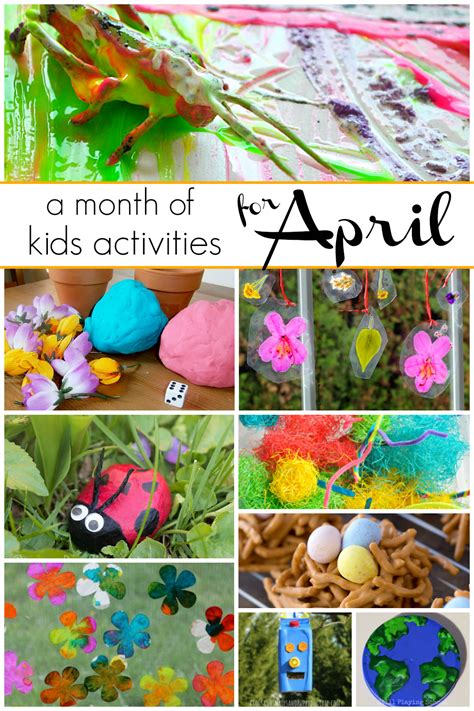 April Themes And Activities For Kids April Calendar For Kids - April Calendar For Kids