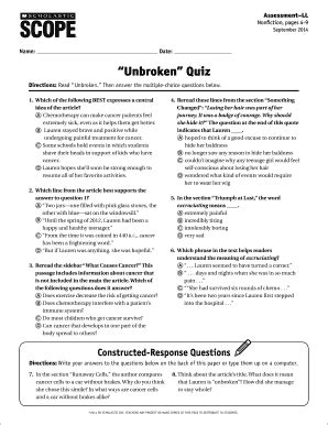 April2014 Scope Magazine Answer Key