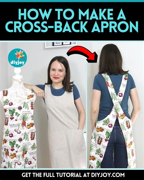 apron pattern cross over back