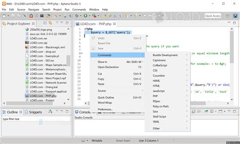 Aptana Studio 3 User Guide