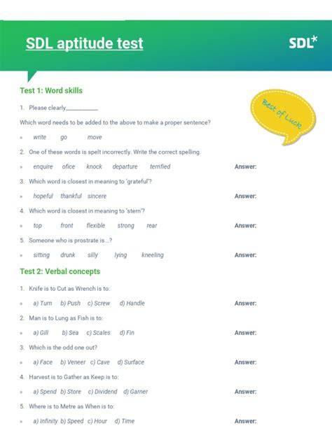aptitude test download