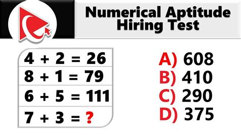 aptitude test numerical reasoning questions and answers with solutions