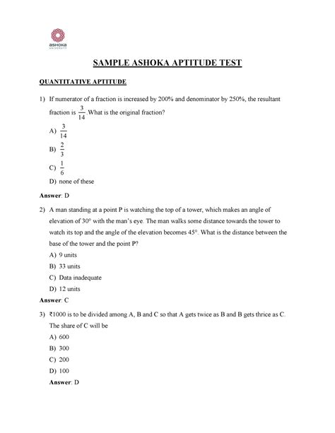 Read Online Aptitude Question Papers 