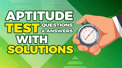 Read Online Aptitude Test With Solutions 