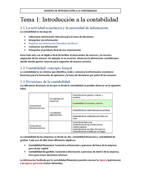 Apuntes Contabilidad