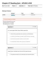 Download Apush Chapter 27 Quiz 