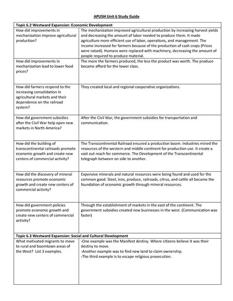 Read Apush Chapter 6 Study Guide Answers 