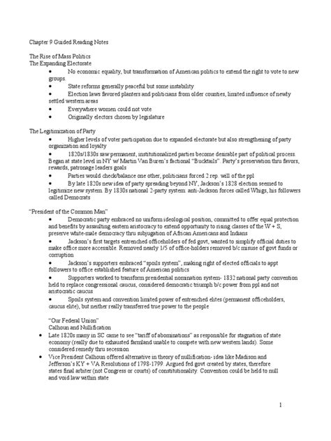 Read Online Apush Chapter 9 Answers 