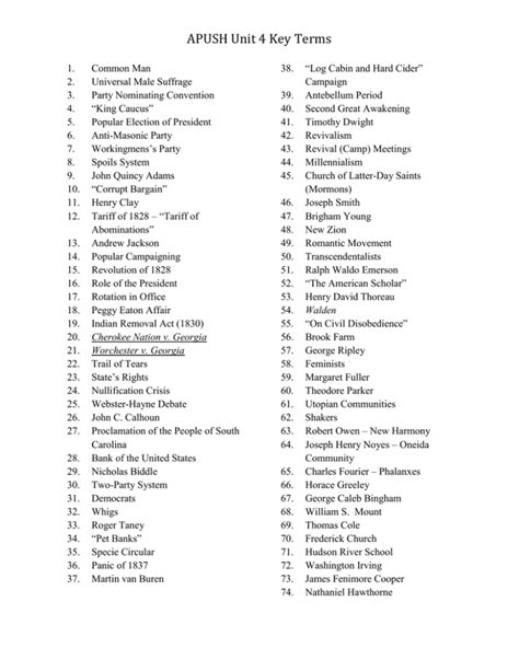 Read Online Apush Unit 4 Test Answers 