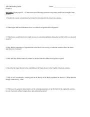 apushchapter 3 study guide