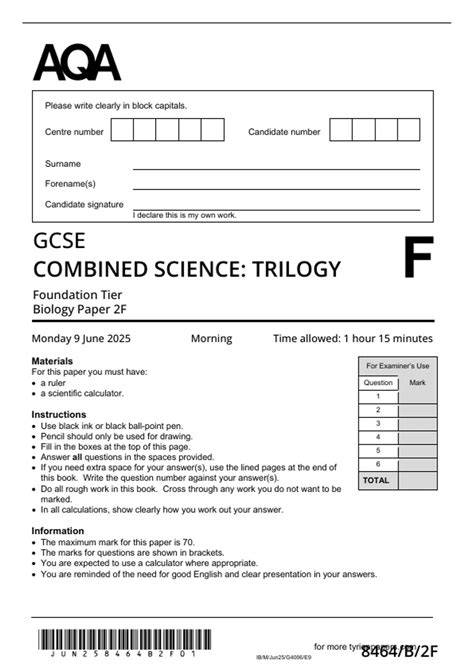 aqa igcse science