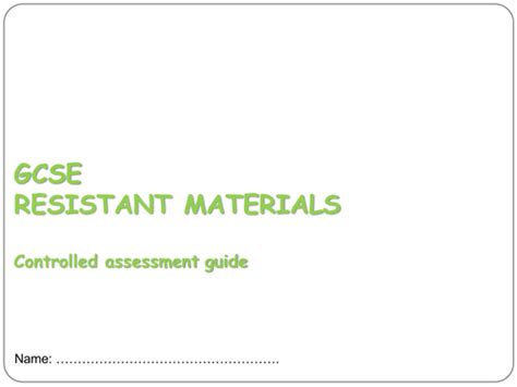 aqa resistant materials controlled assessment tasks 2015