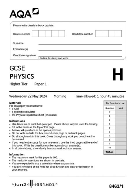 Aqa Science Isa Physics May 2014 Resistor