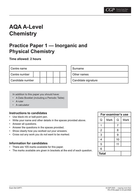 Download Aqa A Level Chemistry Past Papers 