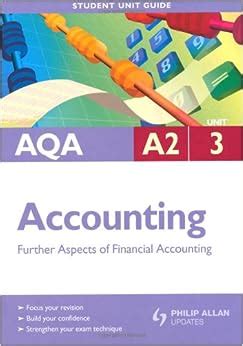 Full Download Aqa A2 Accounting Unit 3 Further Aspects Of Financial Accounting 