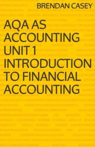 Full Download Aqa As Accounting Unit 1 Introduction To Financial Accounting 