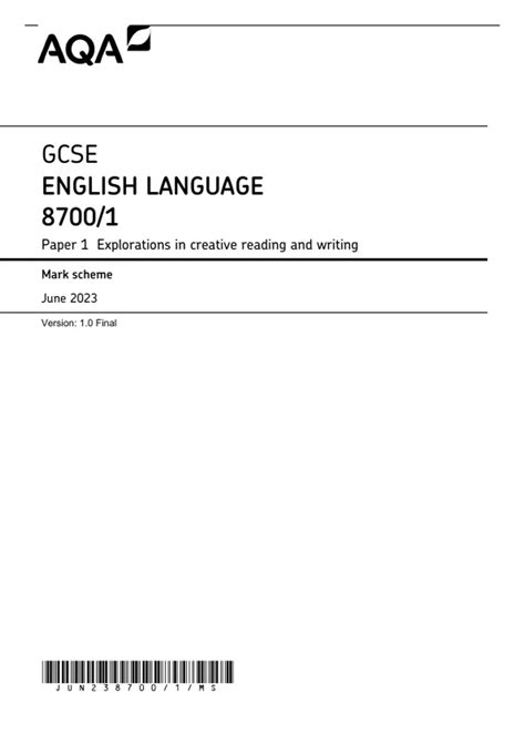 Read Online Aqa June 2010 Papers Engb3 Mark Scheme 