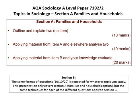 Full Download Aqa Sociology Past Papers June 2009 