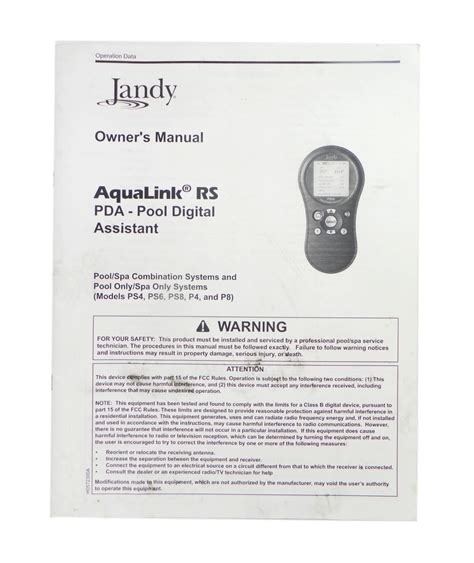 aqualink rs6 manual