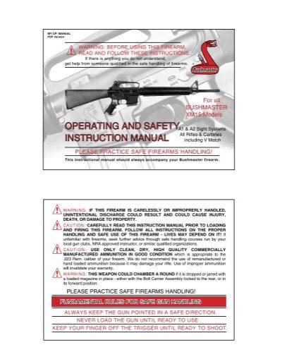 Ar15 Instruction Manual