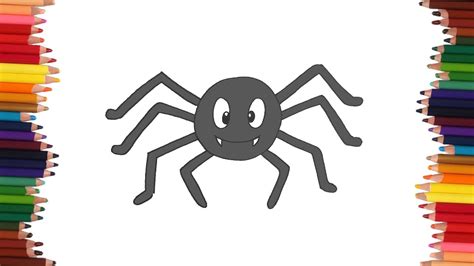 Araña Dibujo Facil