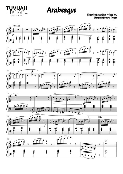 Arabesque Score