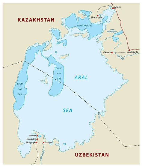 Aral Sea Map