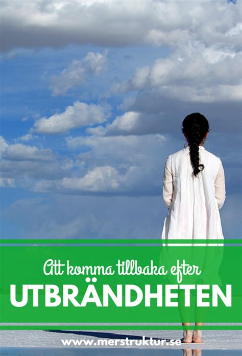 arbeta efter utbrändhet