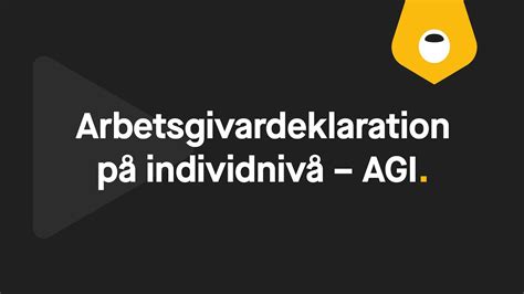 arbetsgivaravgift deklaration