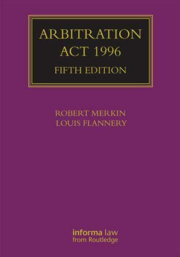 Download Arbitration Act 1996 Lloyds Commercial Law Library 