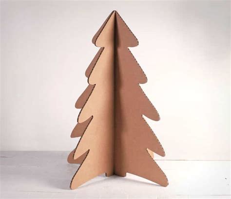 Arbol de Navidad de cartón: Una opción ecológica y creativa para decorar esta Navidad