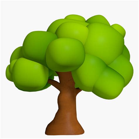 Arbre Carton 3d   Cartoon Tree 3d Models Sketchfab - Arbre Carton 3d