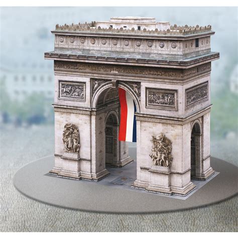 Arc De Triomphe 3d Model   Puzzle 3d Arc De Triomphe - Arc De Triomphe 3d Model