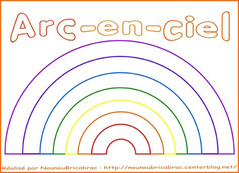arc en ciel moyenne section