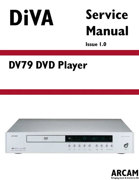 Arcam Dv79 User Guide