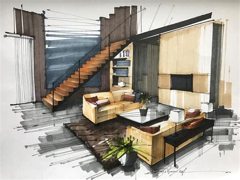 architectural interior drawings