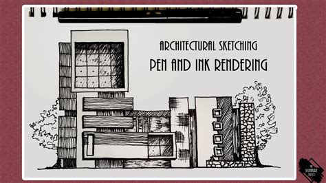Architectural Rendering With Pen And Ink