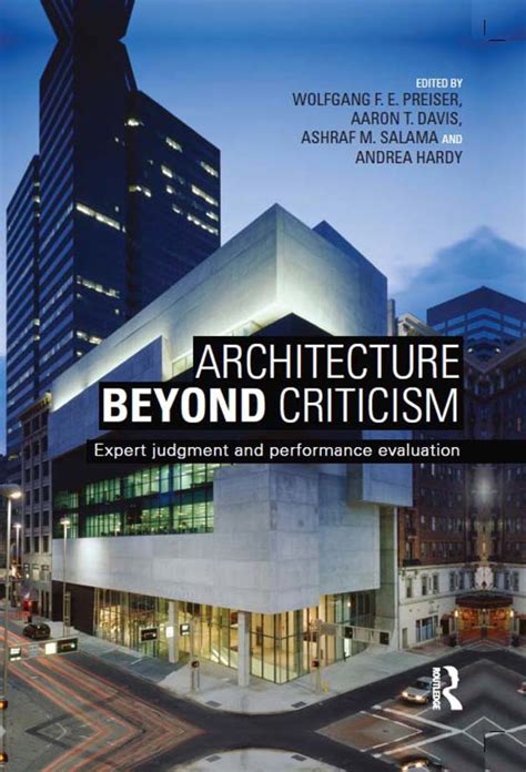 Architecture Beyond Criticism Expert Judgment And Performance Evaluation
