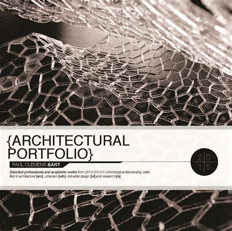 architecture portfolio cover design